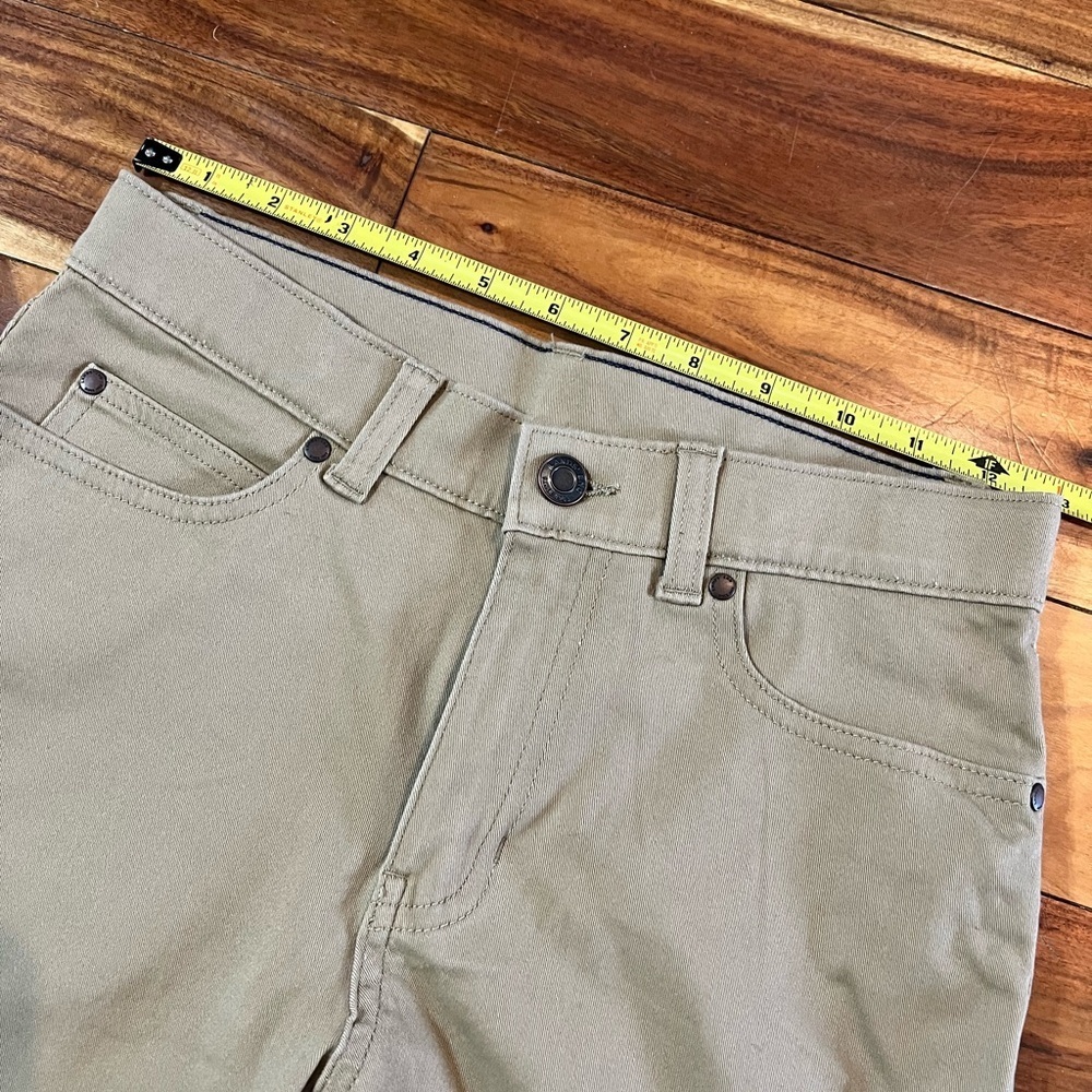 NWOT Boys Lands End 12 Iron Knees Khaki Tan Straight Leg Jeans Uniform Casual - Picture 8 of 9